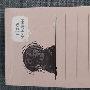 I Love My Human Black Labrador Retriever Dog List Note Pad Paper To-Do Magnetic